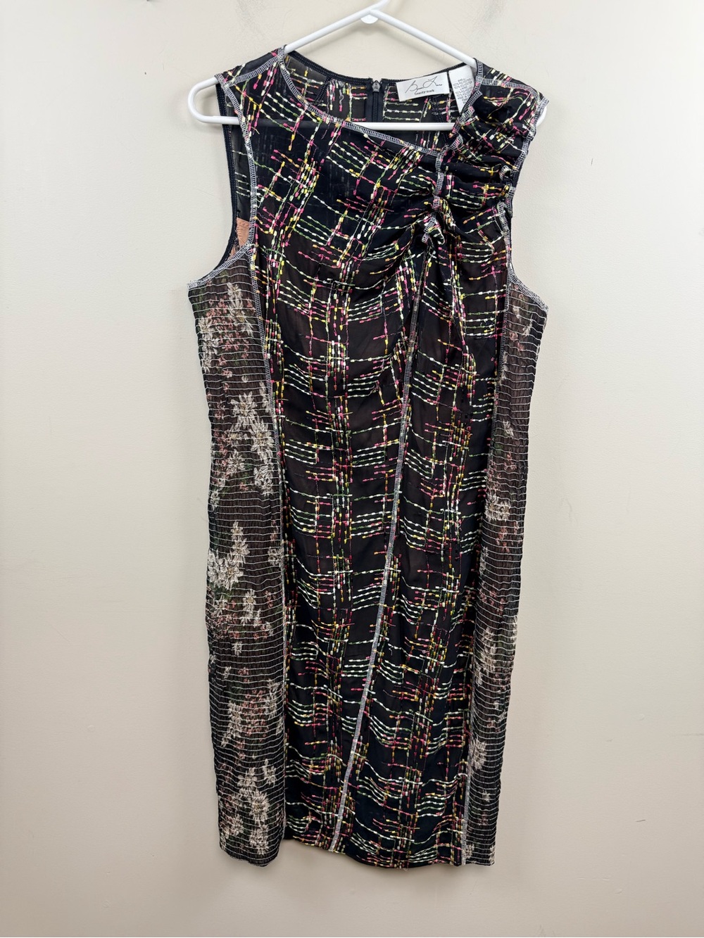 Anthropologie x Byron Lars beauty mark embroidered sheath dress 12 - Picture 3 of 12